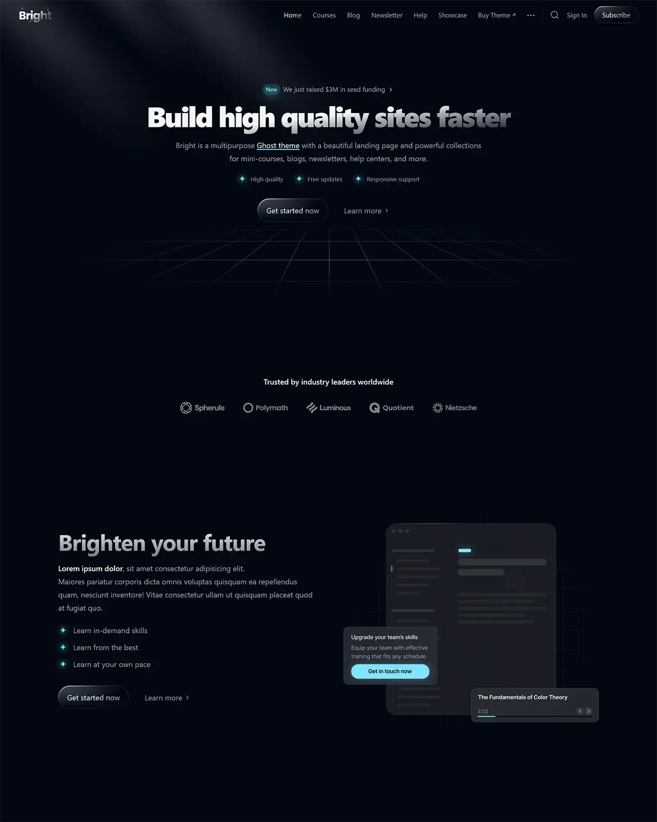 Bright Ghost Theme