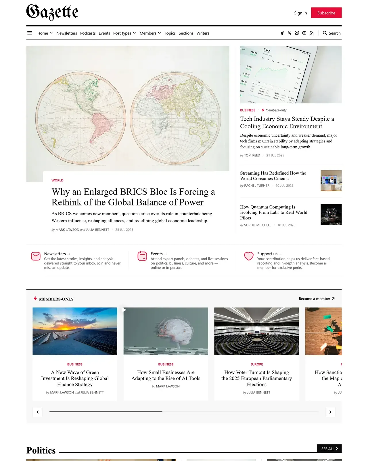 Gazet Ghost Theme