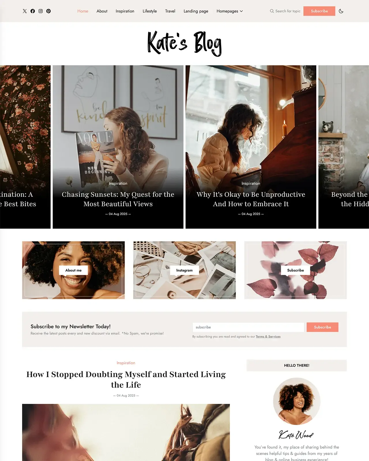 Kate Ghost Theme